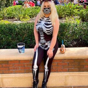 Skeleton Costume jumpsuit